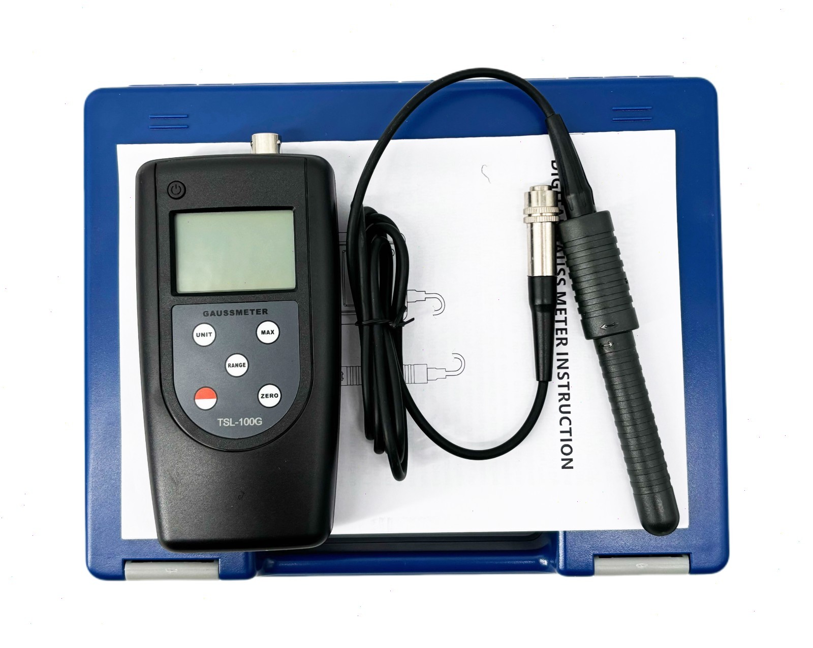 Digital Tesla Meter Gauss Meter Gaussmeter with Range 0~200~2000mT Accuracy 5%