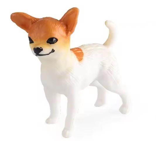 Chihuahua Dog Toy Action Figure Small Animal Figurine Doll Gift for Kids
