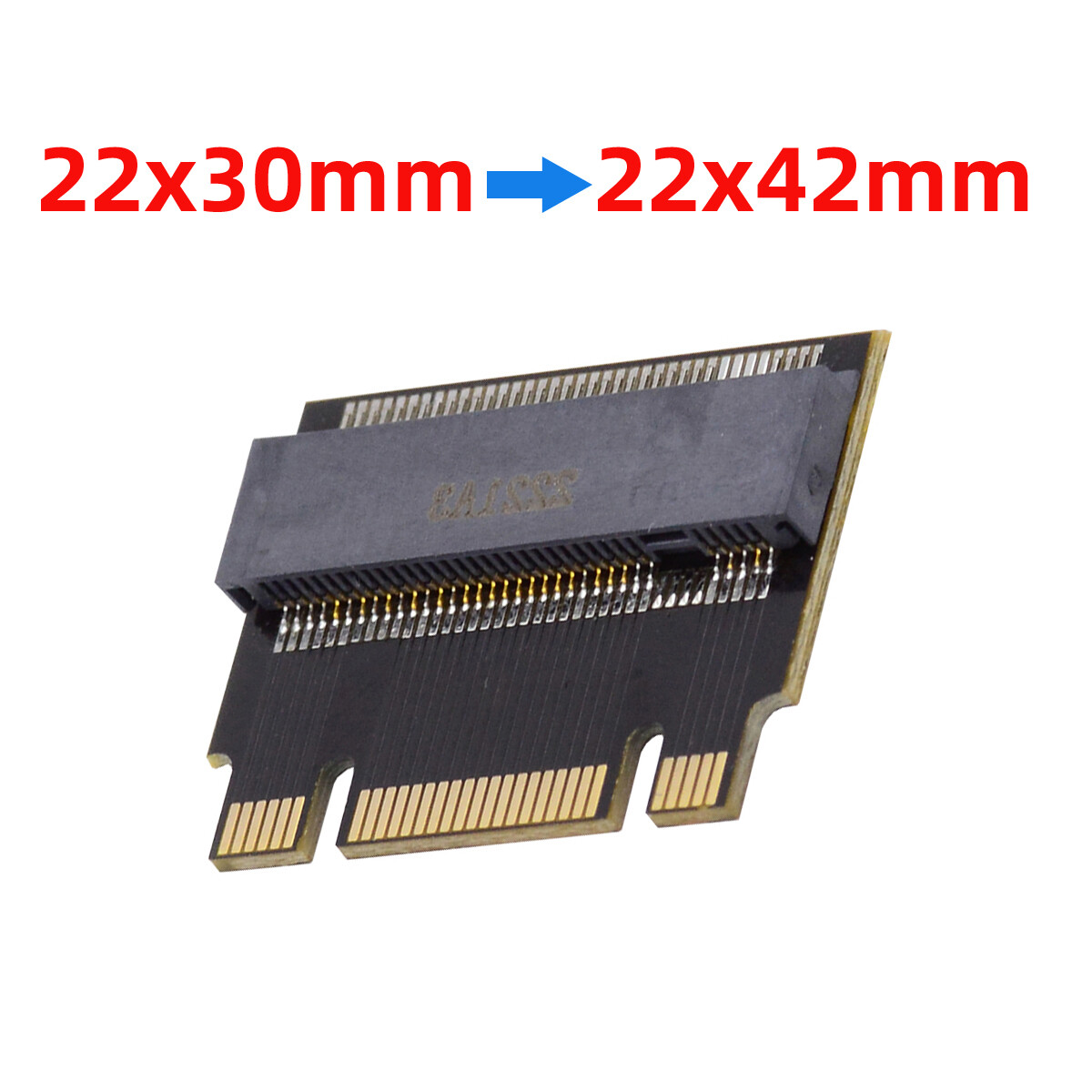 M.2 2230 to 2242 Extension Adapter,NGFF B+M Key NVME M-Key  Extension Adapter