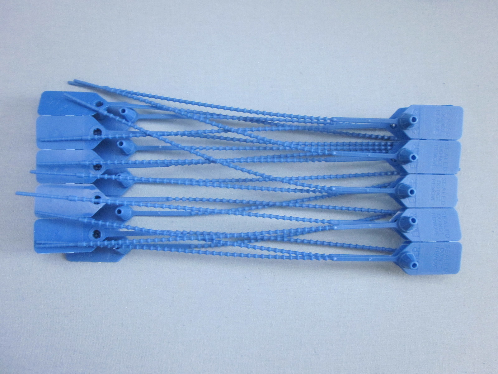 🔥🧯25-FIRE EXTINGUISHER TAMPER PROOF "FLAG" SAFETY SEALS (BLUE) U.L. APPROVED
