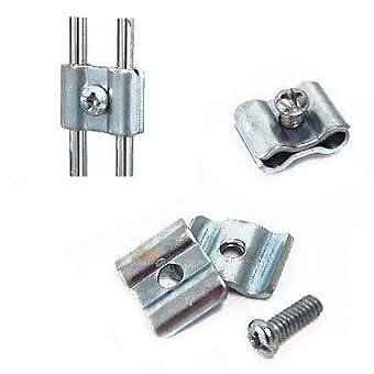 Gridwall Joining Clips Connectors for Wire Grid Panels and Grid Wall - Chrome...