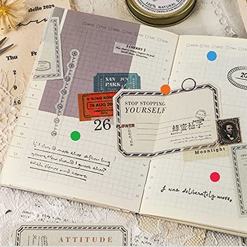 4000PCS 4 Rolls - 4000 Pack - Z-(red/light Green/blue/yellow)