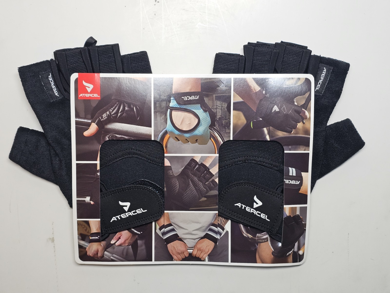 ATERCEL Unisex Workout Gloves for Exercise Weight Lifting Cycling, Fast Shipping