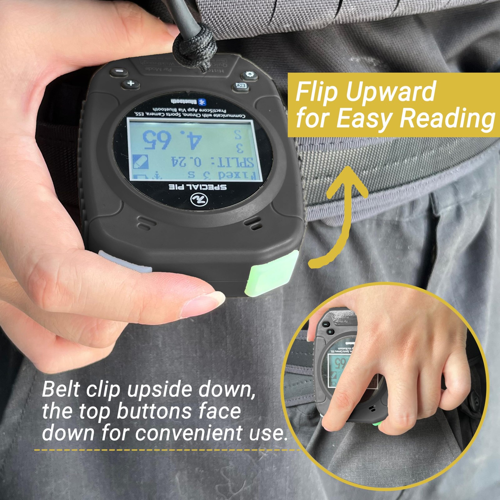 Shot Timer for Shooting - Shot Timer for Training with Dry Fire Practice, Aut...