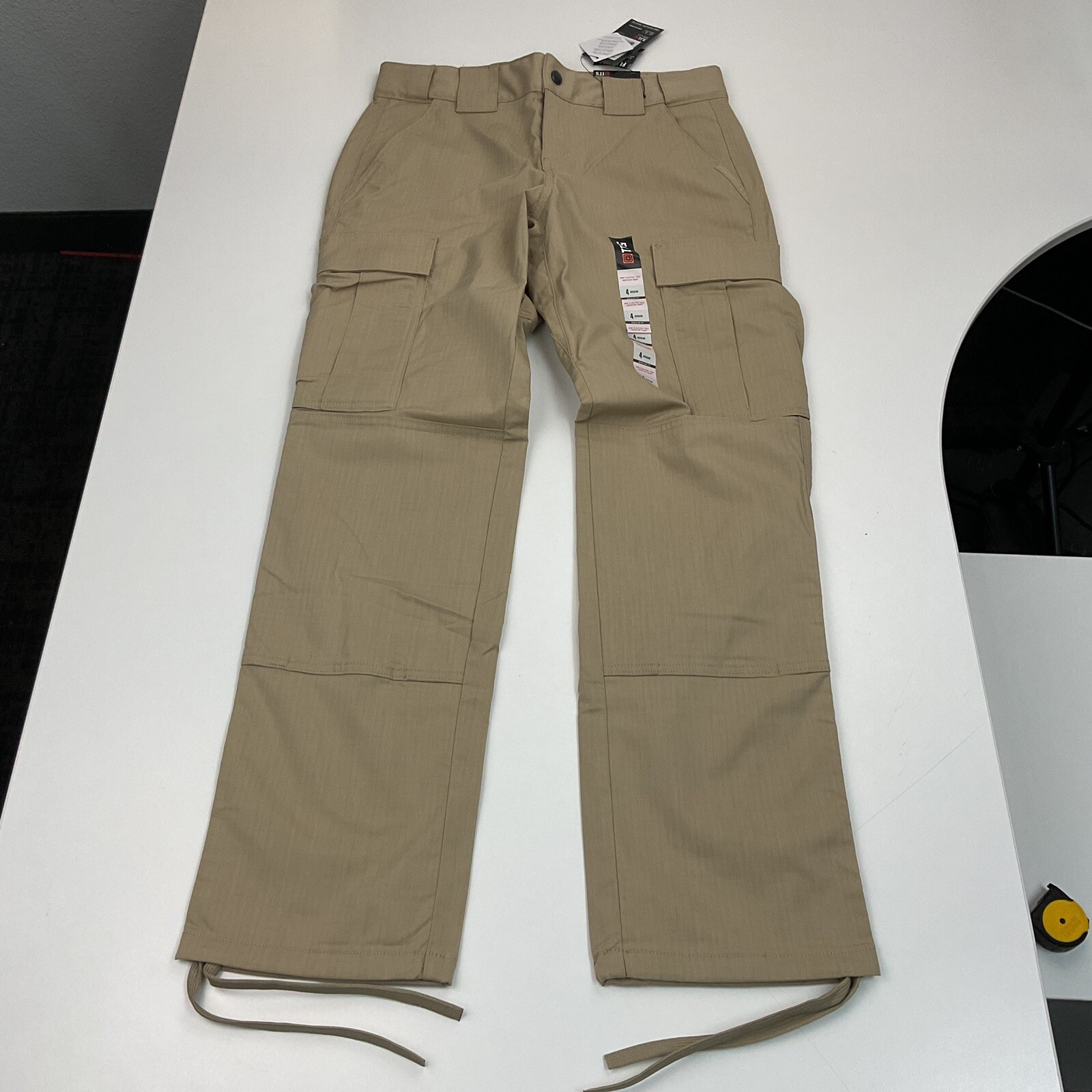 64393 5.11 Tactical Women’s Flex-Tac TDU Ripstop Pants US 4 Khaki