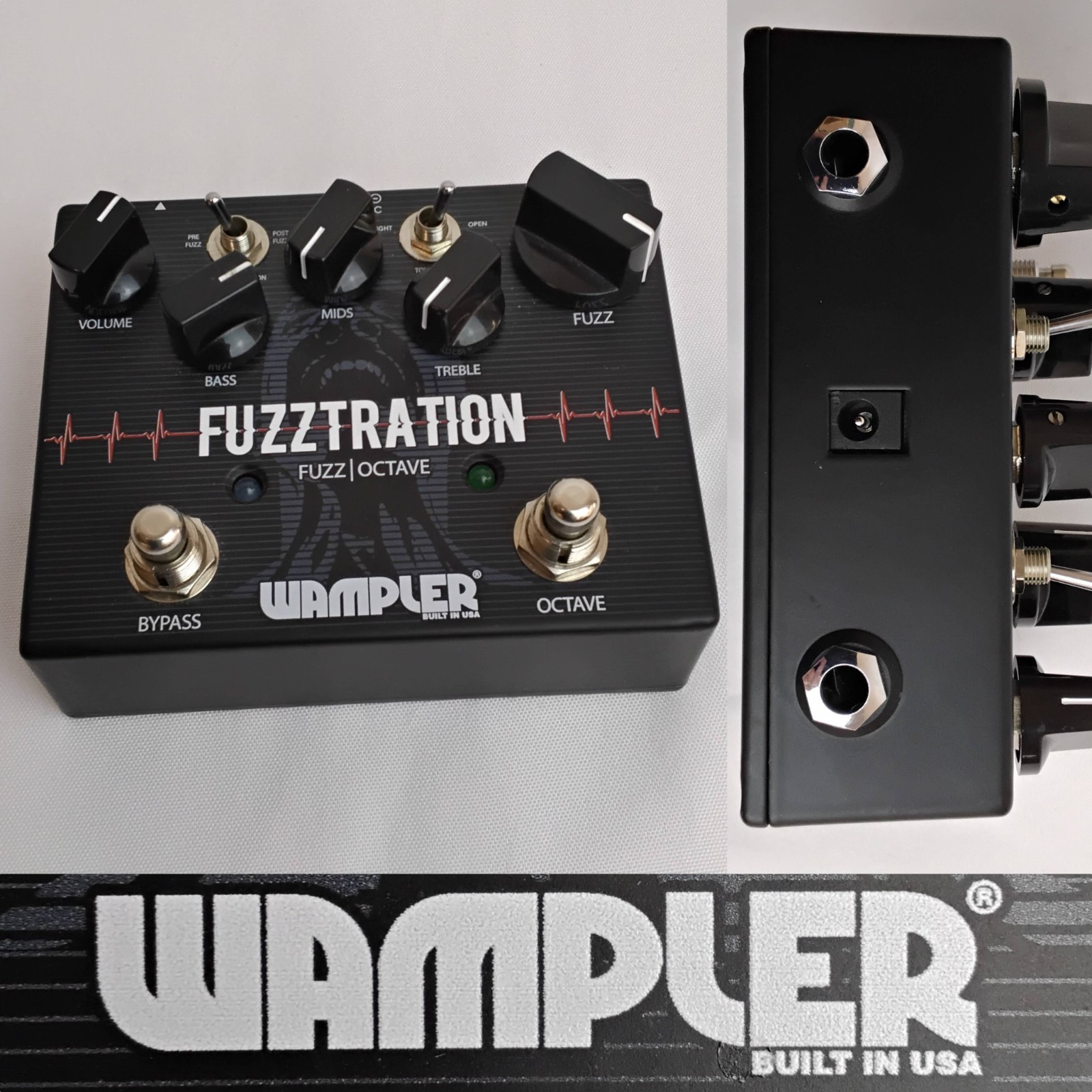 Wampler Fuzztration Electric Guitar Fuzz Effects Pedal Tested Working *J5815