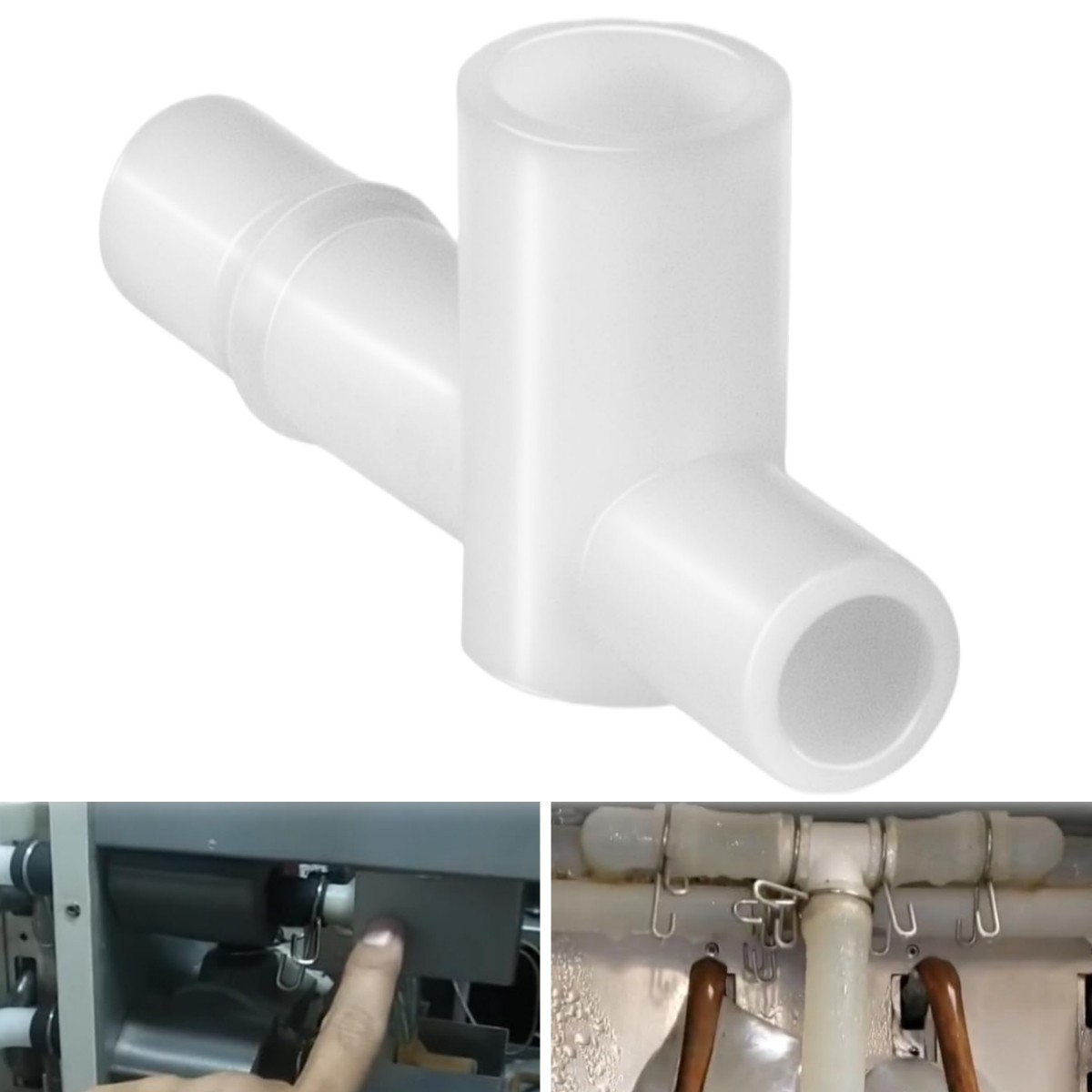 4A0177-01 Sanoprene Tee for Hoshizaki Ice Maker Machine 439197-01 Water Line