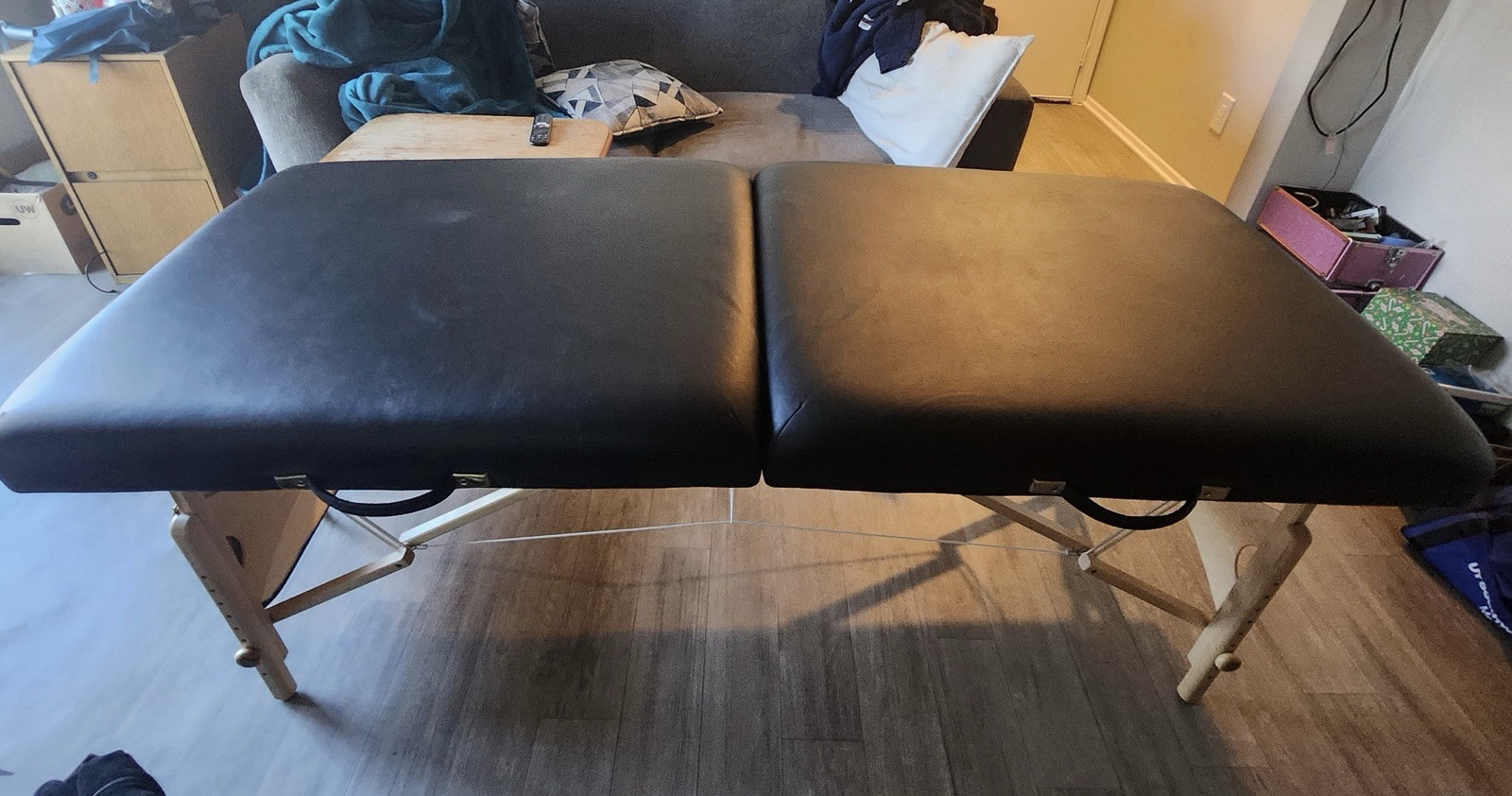 Portable massage table