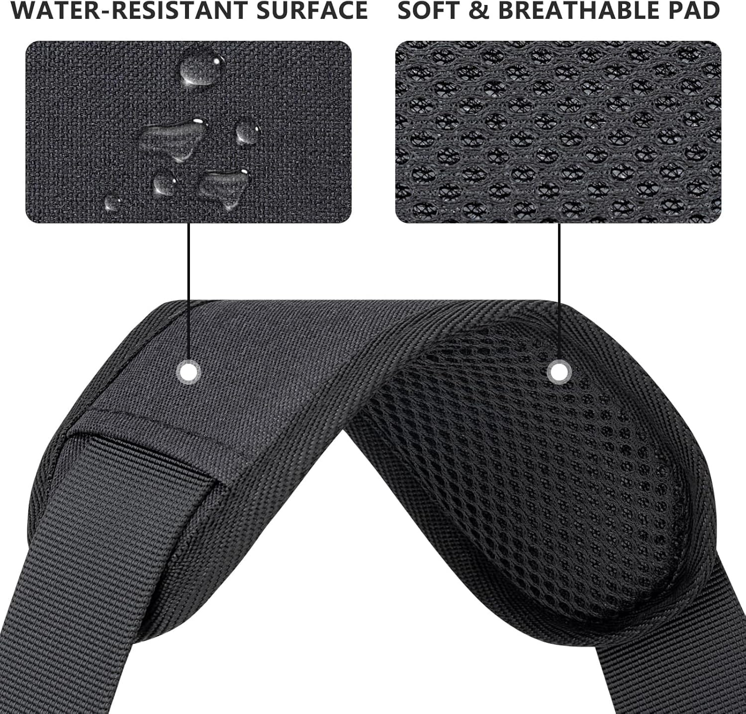 Shoulder Strap for Bag, Adjustable Soft Padded Replacement Shoulder Strap with M