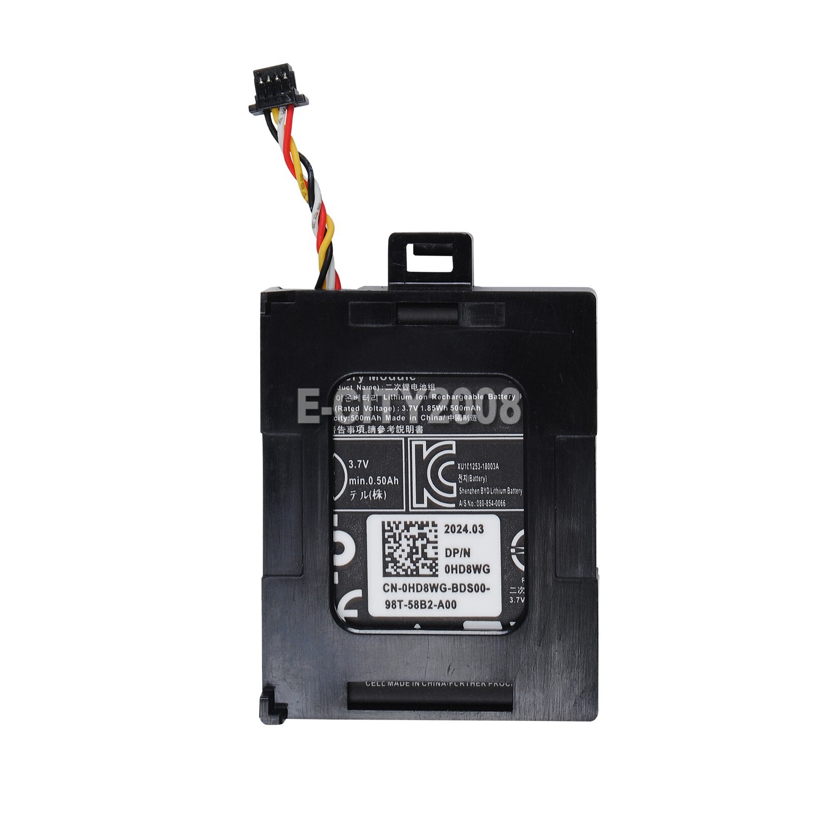 Battery for PERC RAID H710 H710P H730 H810 H830 0H132V 070K80 70K80 H132V T40JJ