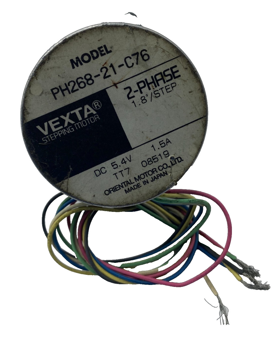 Vexta PH268-21-C76 Stepping Motor 2-Phase 1.8 Deg/Step Oriental Motor ✅