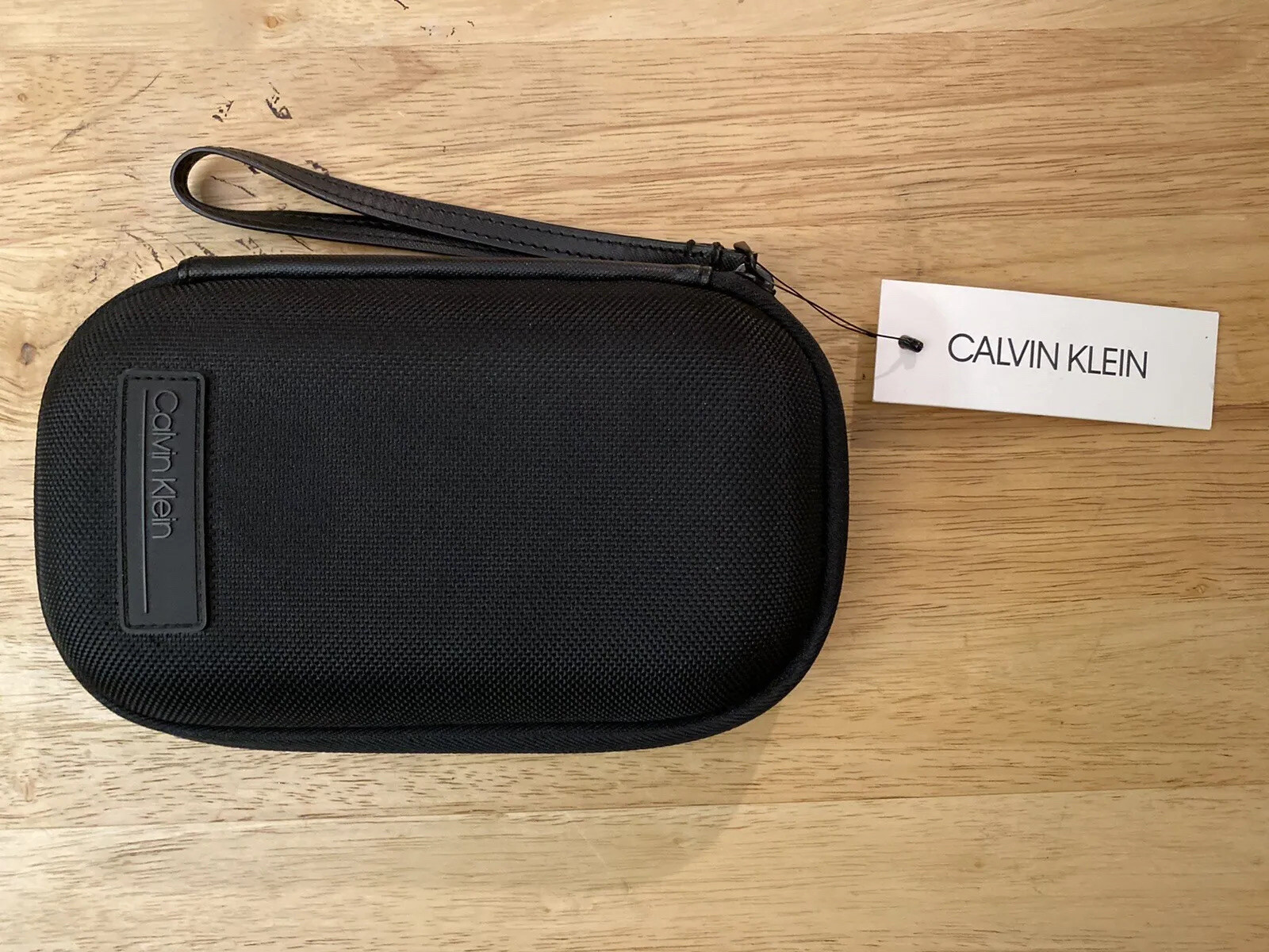 Calvin Klein Black Hard Shell Travel EDC Case New
