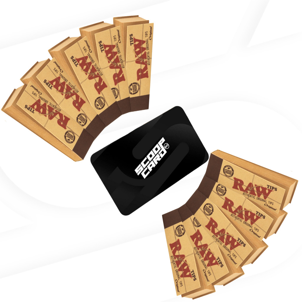 RAW Original Tips 10 Packs = 500 Tips