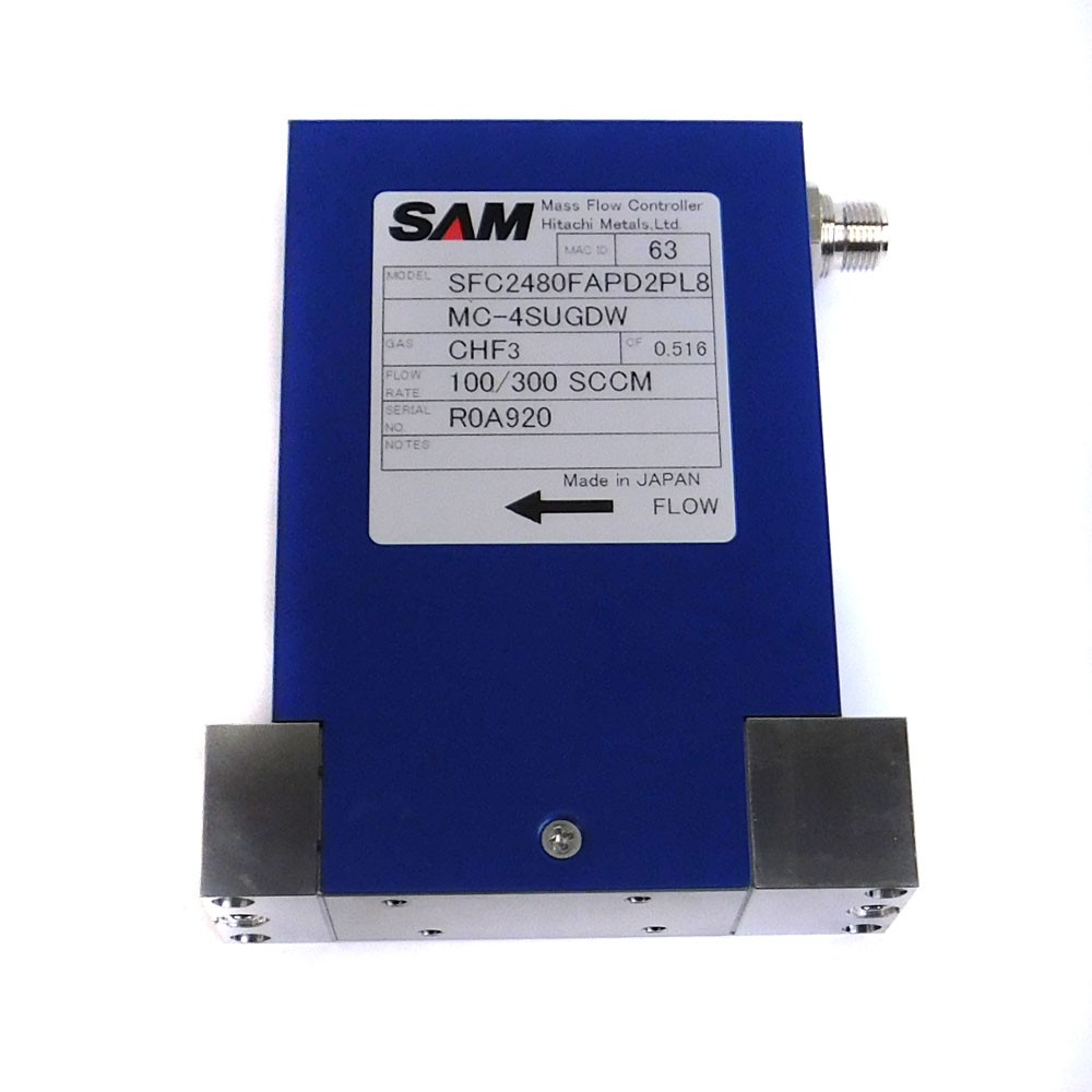 Sam Fantas SFC2480FAPD2PL8 Mass Flow Controller MFC CHF3 100/300 SCCM MC-4SUGDW