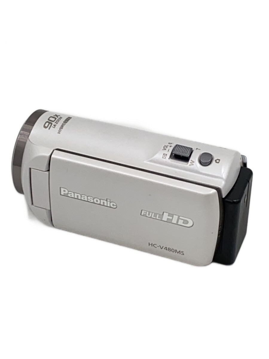 Panasonic HC-V480MS White Camcorder Video Camera Full HD 50x Zoom Compact Exc+++
