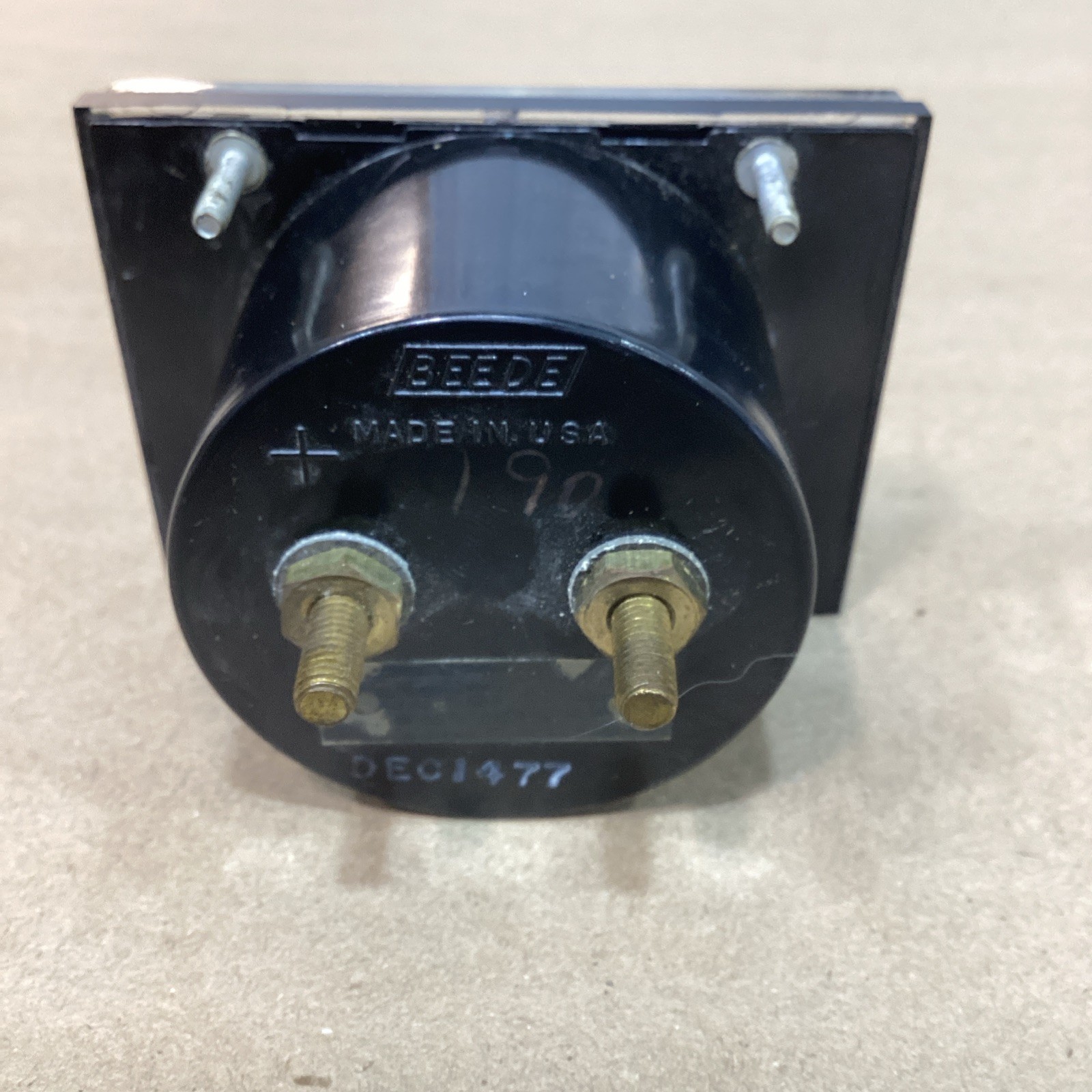 Beede 0-30 AC Amperes Panel Meter