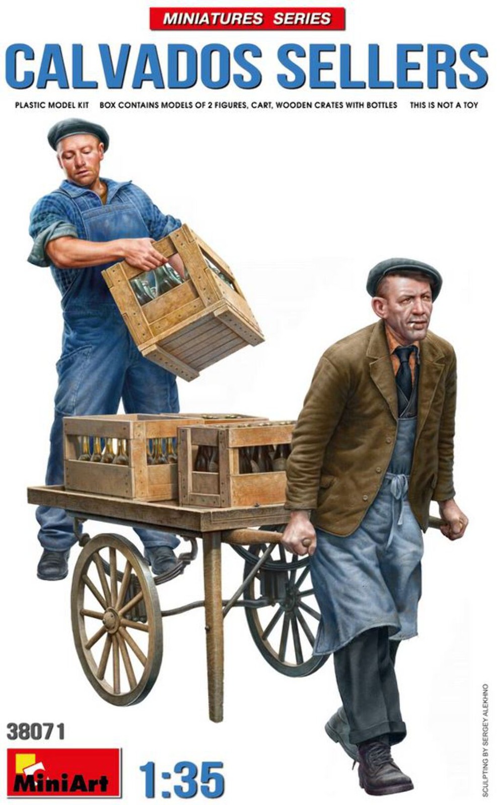 MiniArt 38071 1/35 Calvados Sellers w/ wooden crates and cart