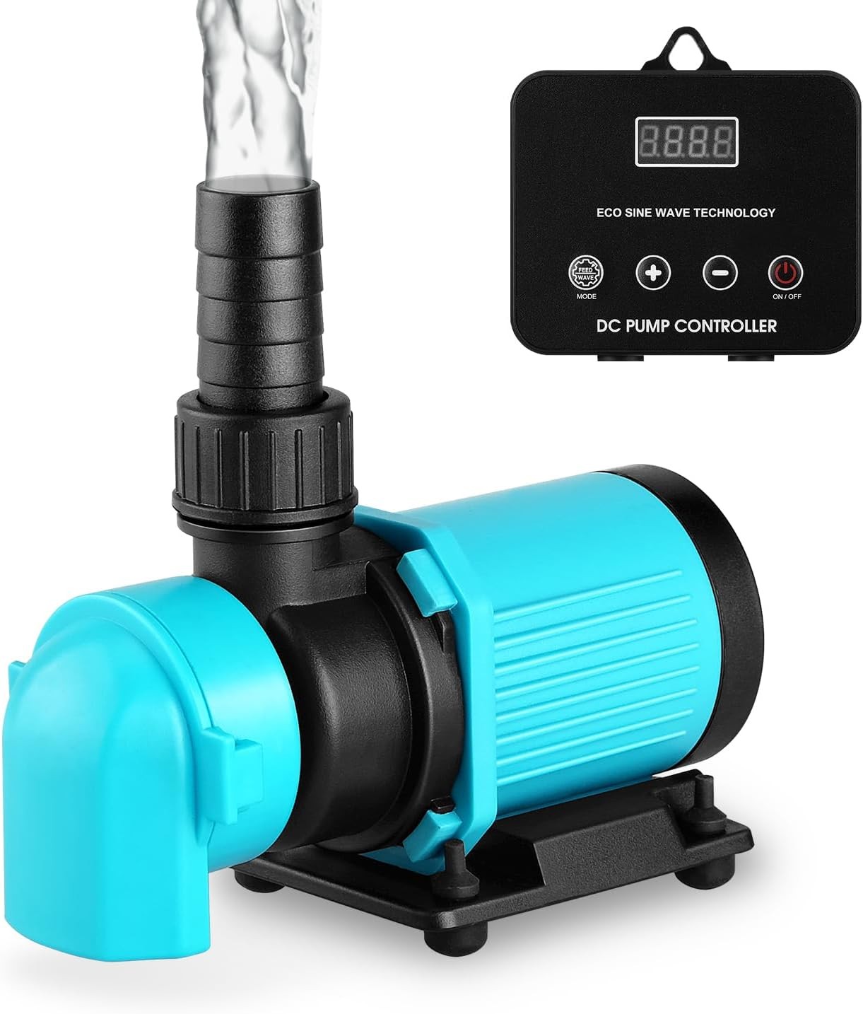 660GPH Aquarium Return Pump W/ LCD Display Controller DC 24V 25W Aquarium Pump