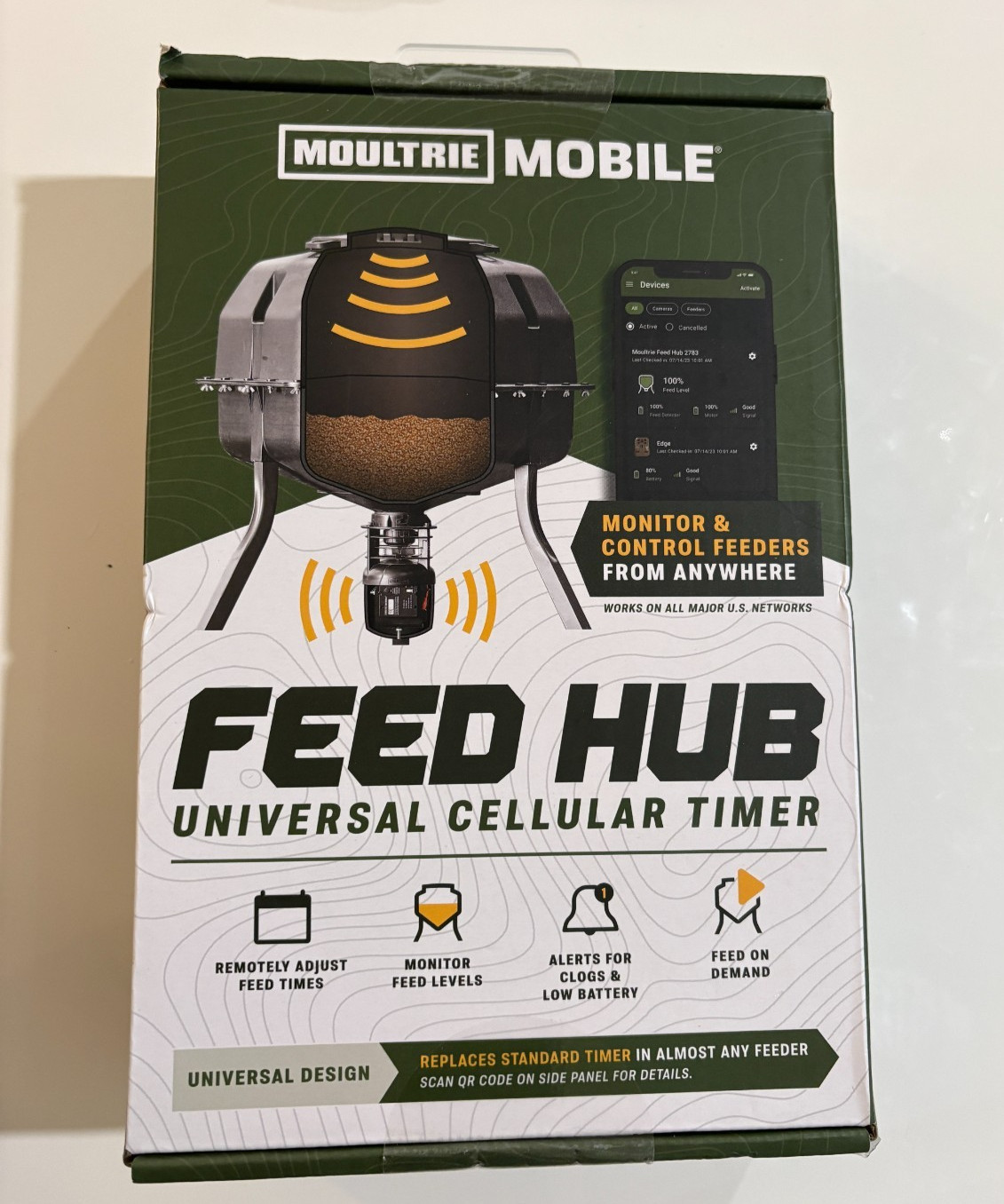 Moultrie Mobile Feed Hub Universal Cellular Timer - New Sealed Box