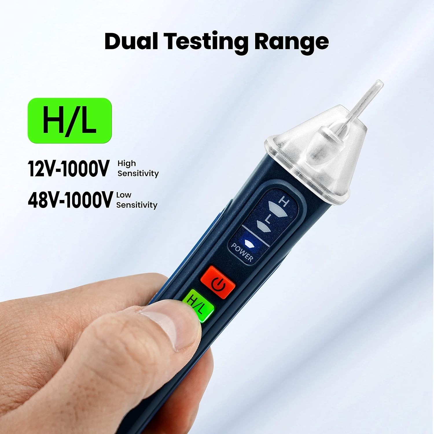 Voltage Tester, Non Contact Voltage Detector, Circuit Tester Dual Range Volta...