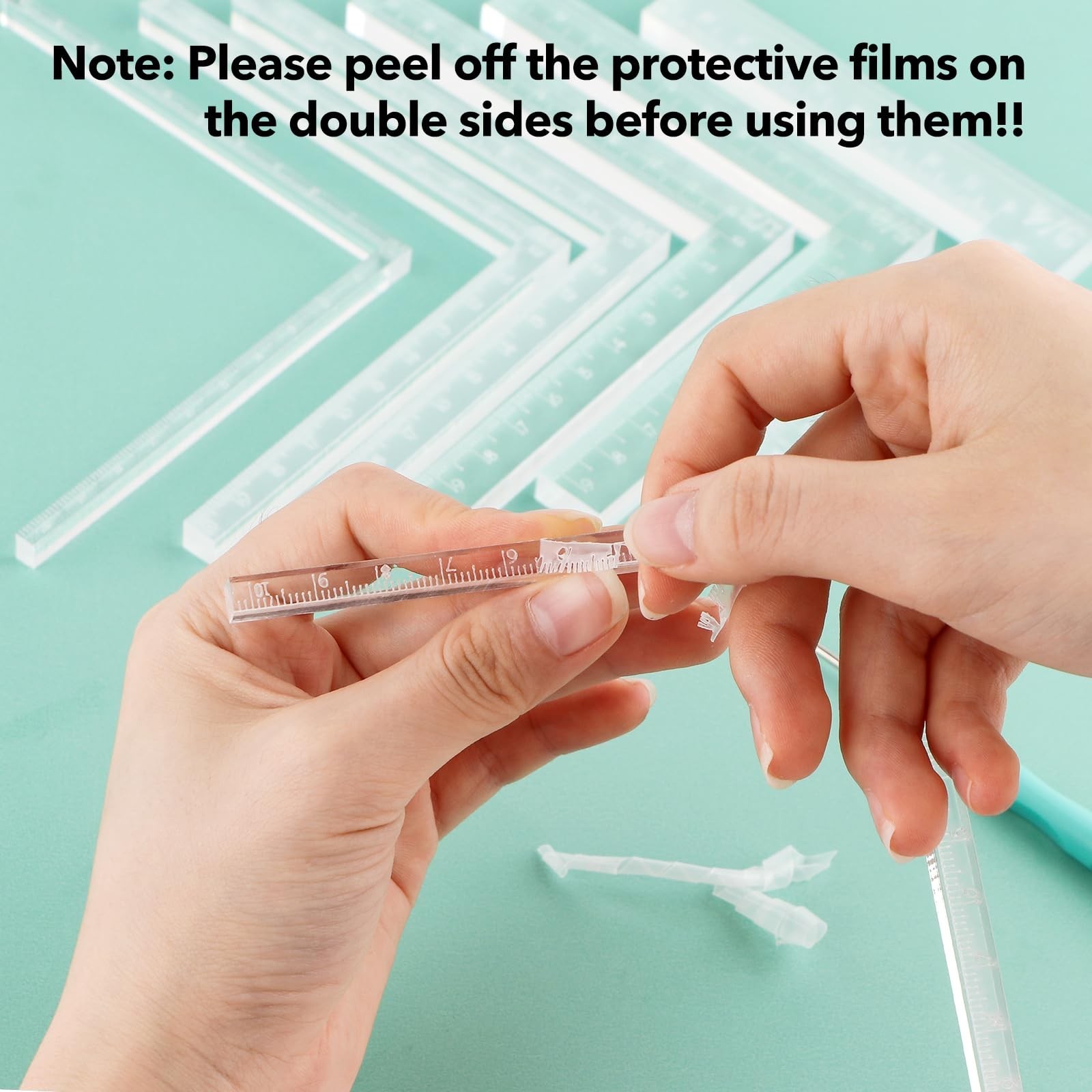 9 Pcs/Set Creative Positioning Pieces Card Corners Helpers with Bone Folder T...