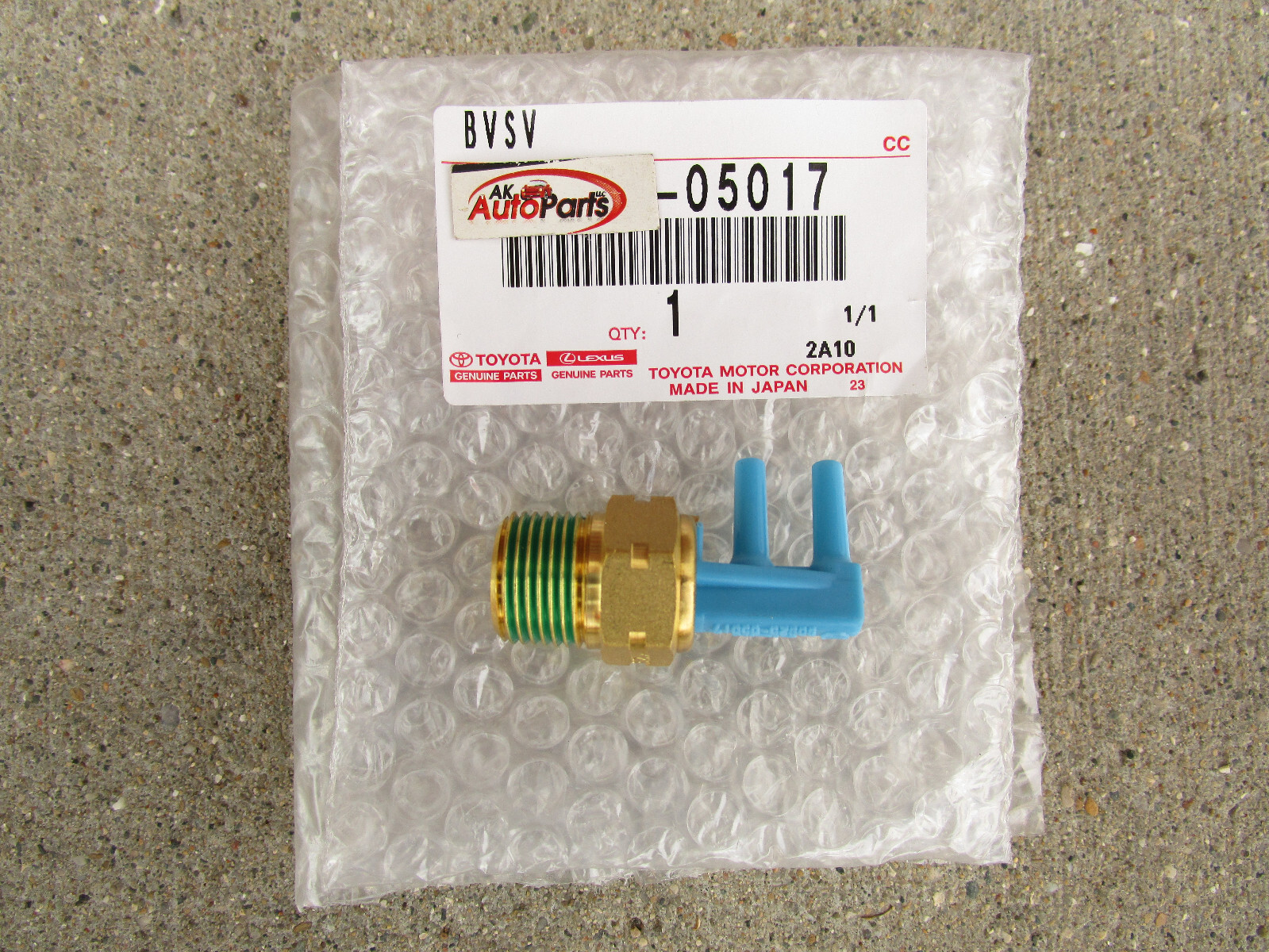 81 - 82 TOYOTA CORONA 2.4L BIMETAL VACUUM SWITCHING VALVE BVSV NO.2 OEM NEW