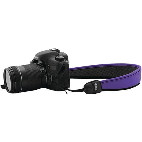 Vivitar Universal Neoprene Neck Camera Strap for DSLR, Mirrorless -Purple