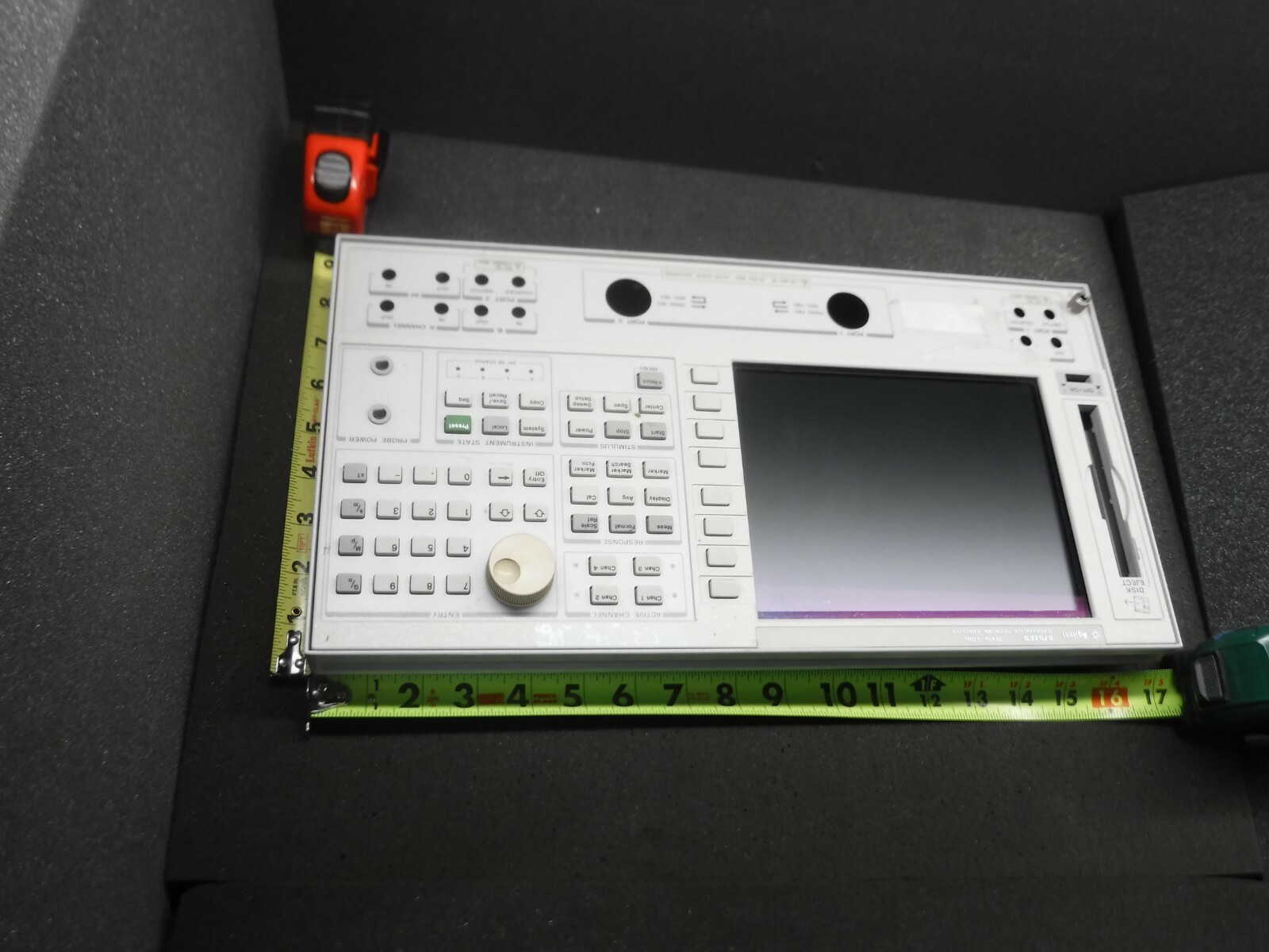 Agilent, 8753ES, 30 kHz, S-Parameter Network Analyzer Front Panel (Used)