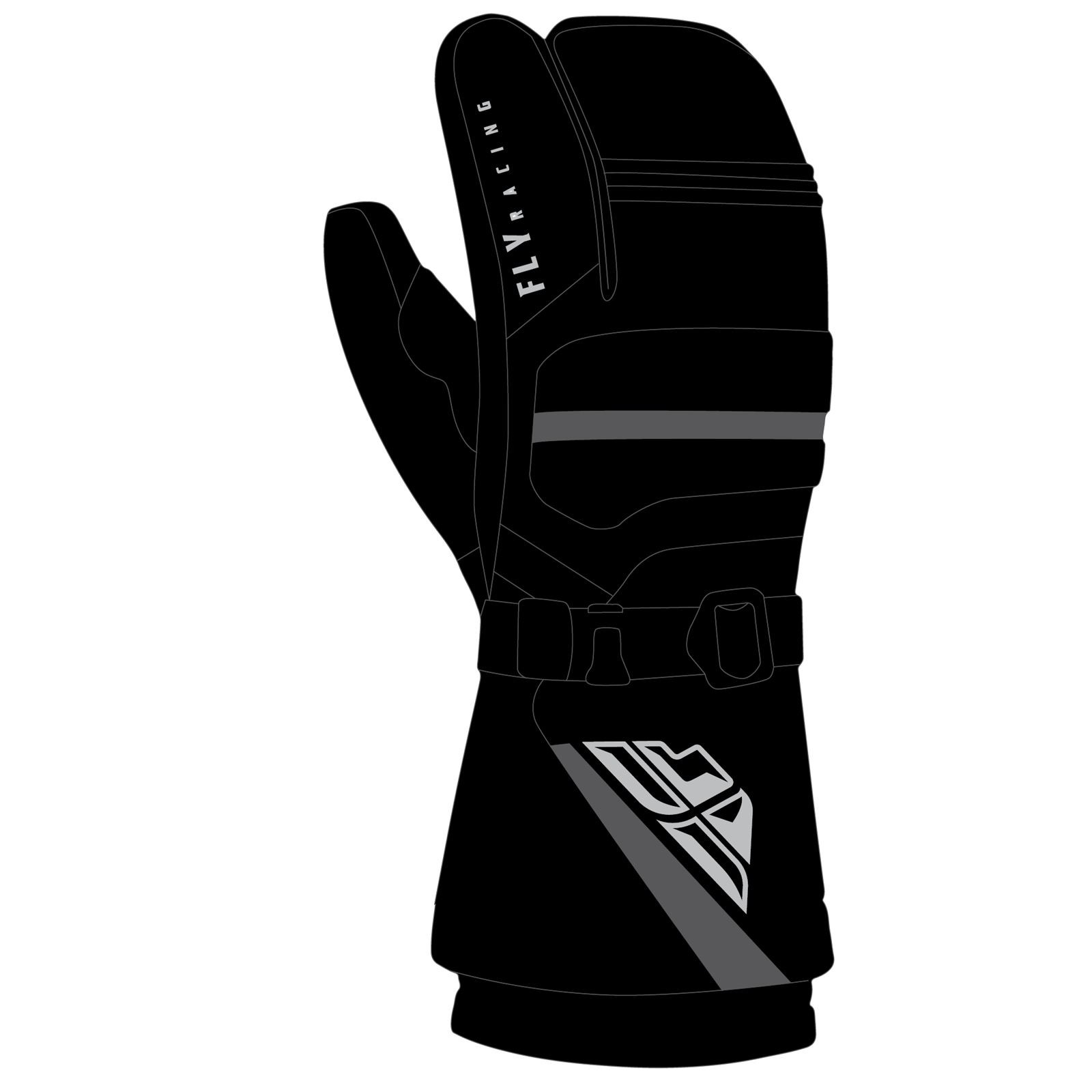 Fly Racing Ridgeline Claws - Black - Large 363-3910L