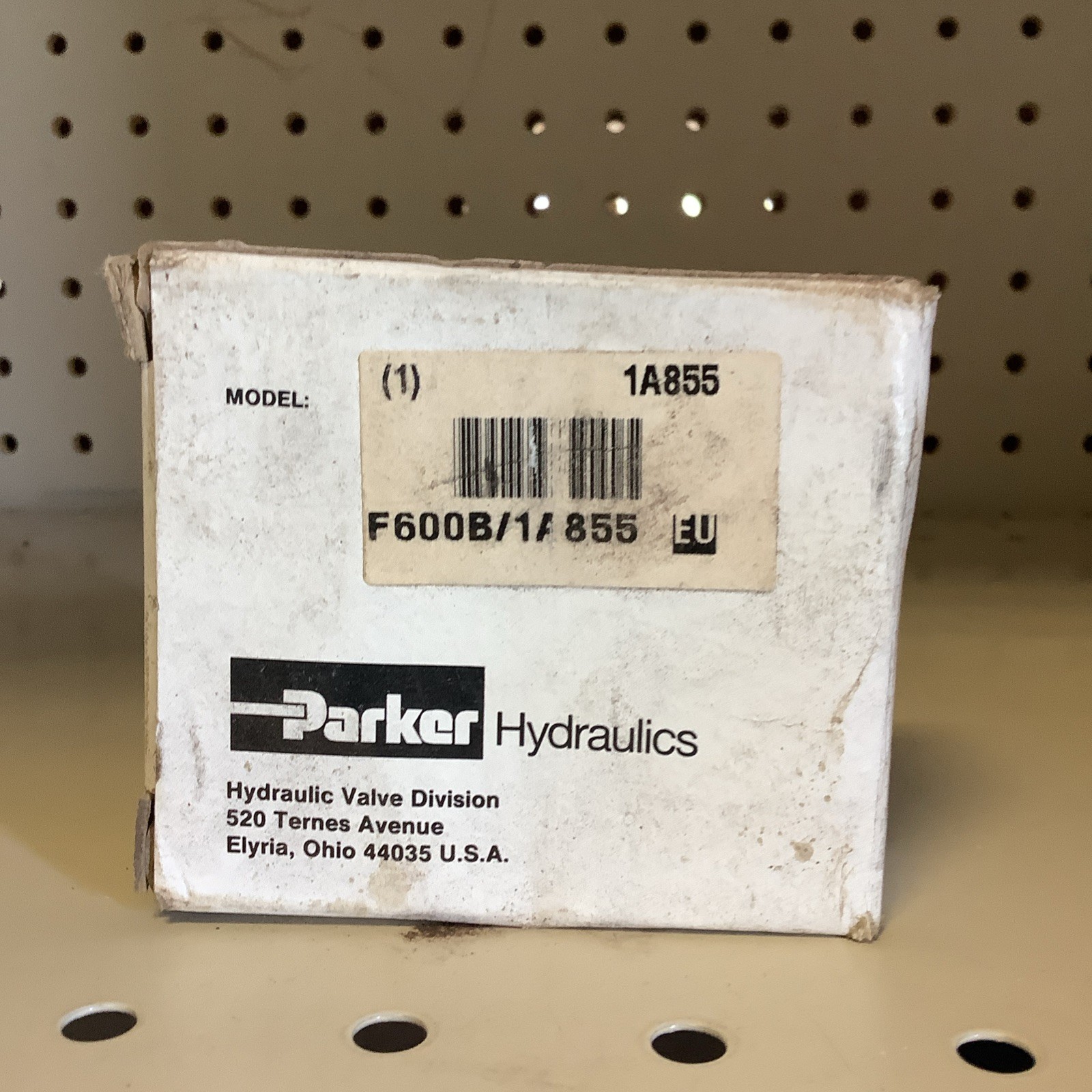 Parker F600B/1A855 DG In-line Flow Control Valve
