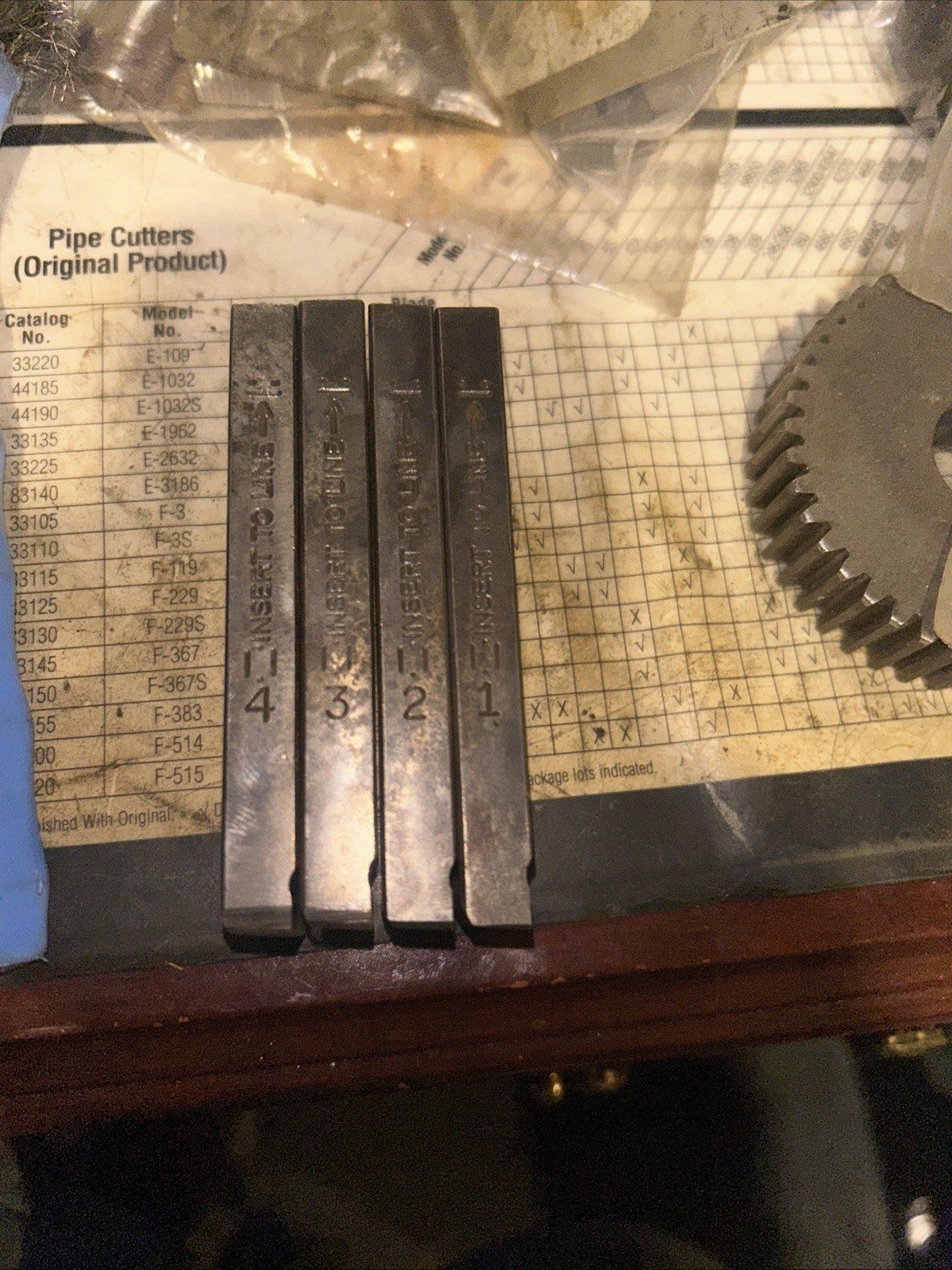 RIDGID 48085 1/2-20 UNF RH  ALLOY UNIVERSAL BOLT DIE SET Like 48315