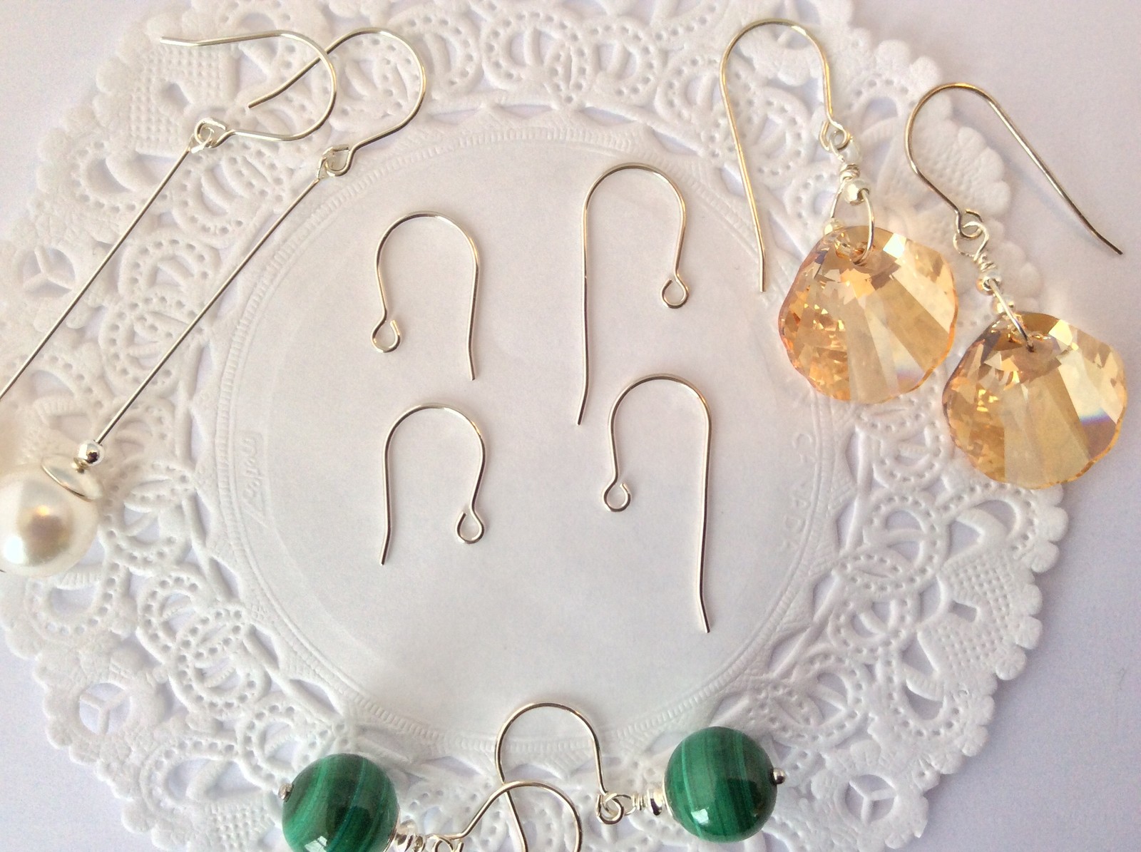 French Hooks ‘classic look’ Sterling or Gold Filled - Heavy 20 gauge - 2pc. pk.