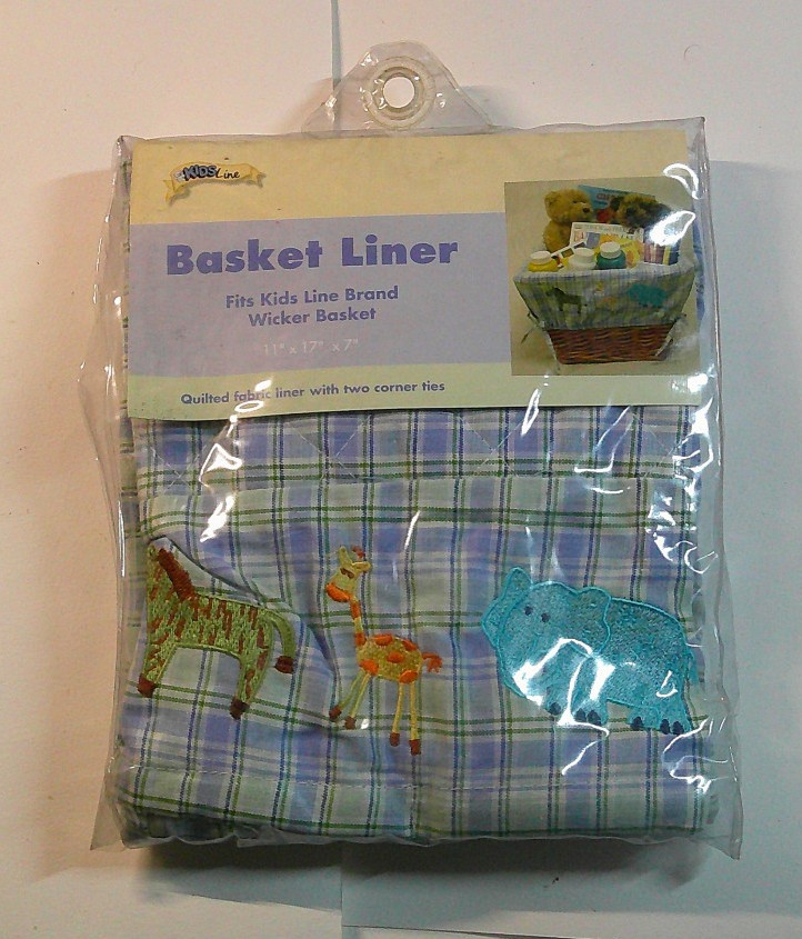 Kids Line Basket Liner Fits Kids Line Brand Wicked Basket 11”x17x7