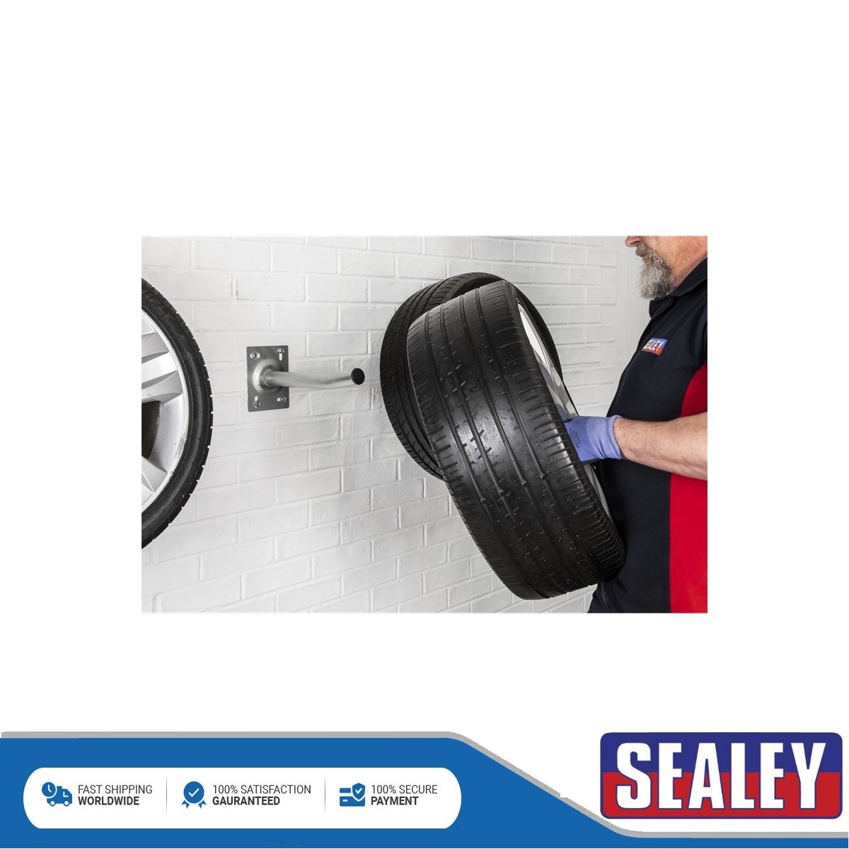 Sealey Wall Mounting Storage Hooks Set of 4 APWH