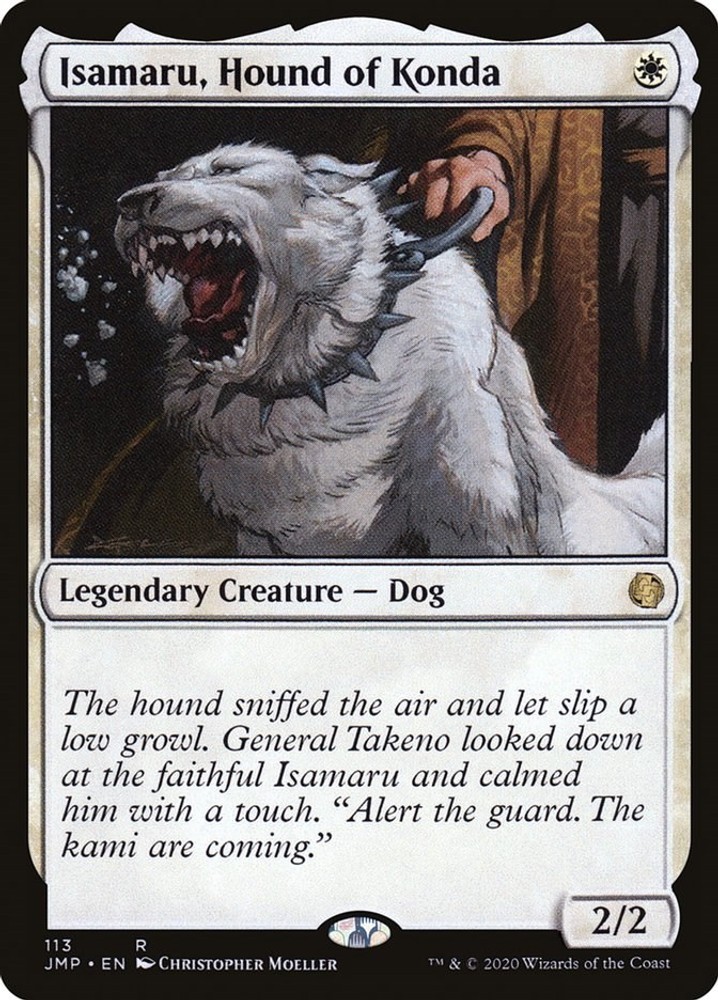 Isamaru, Hound of Konda #113 (NM) Jumpstart (JMP) MTG