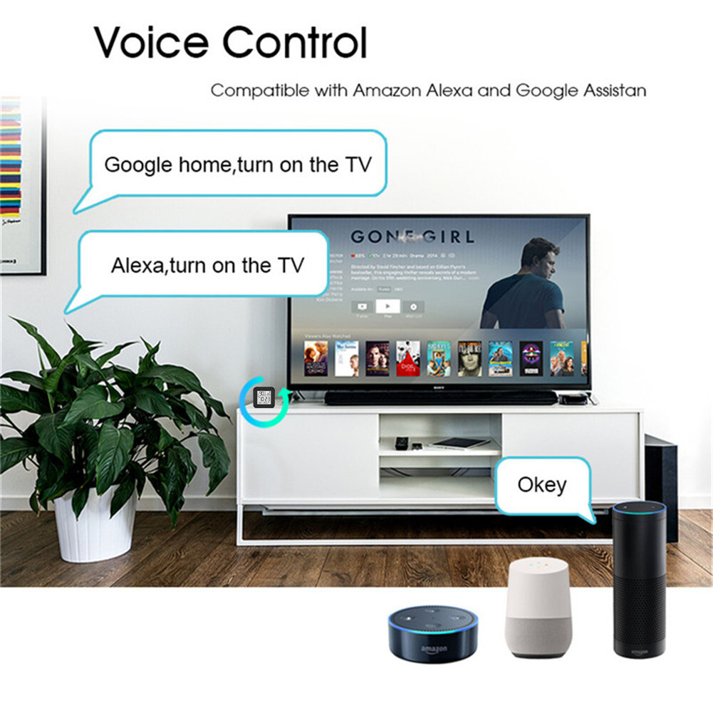 MOES WiFi IR Smart Thermometer Sensor + Remote Control For Air Conditioner TV AC