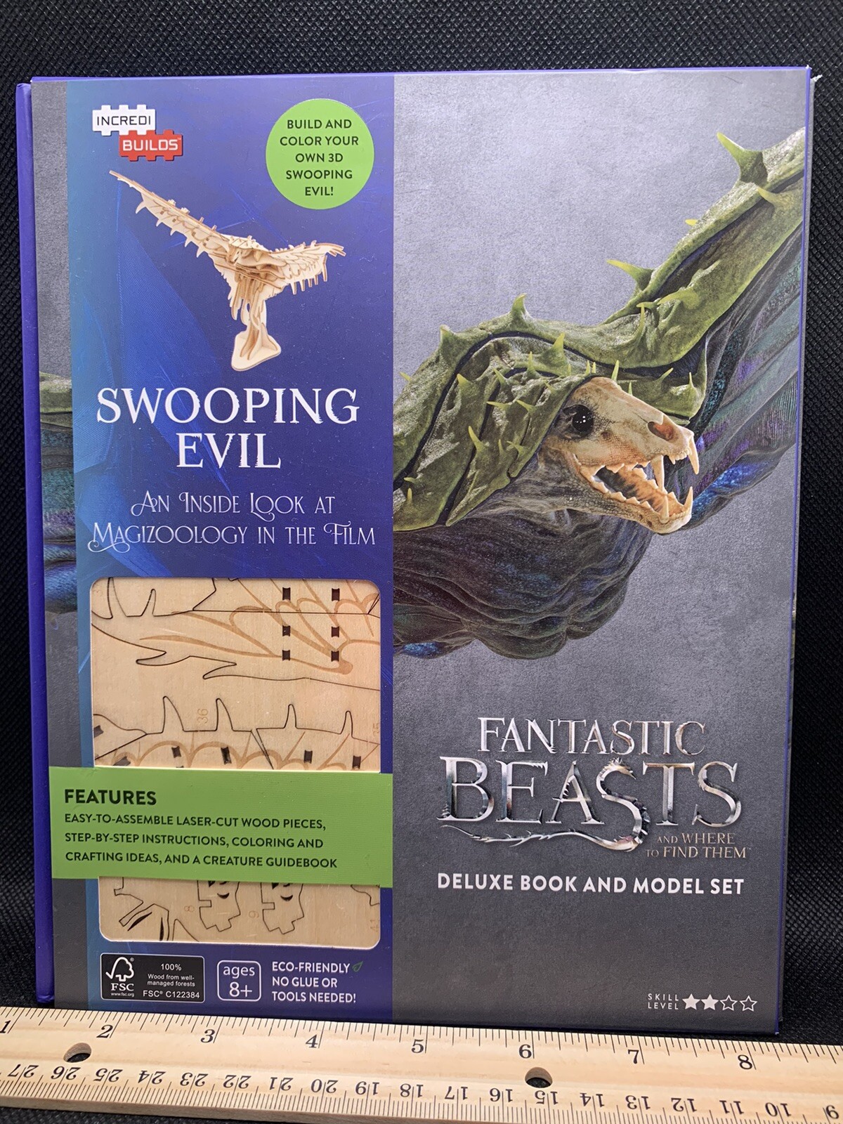 Fantastic Beasts Swooping Evil Book Model Set Incredi Builds Wizarding World Kit