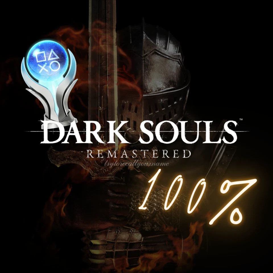 DARK SOULS REMASTERED PS4/PS5 Platinum Trophy Service SPEEDRUN FAST SAFE LEGIT