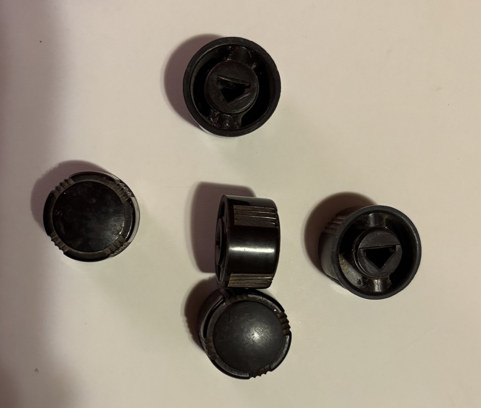 % vintage Knobs from Crosley 82CO Standing radio and turntable