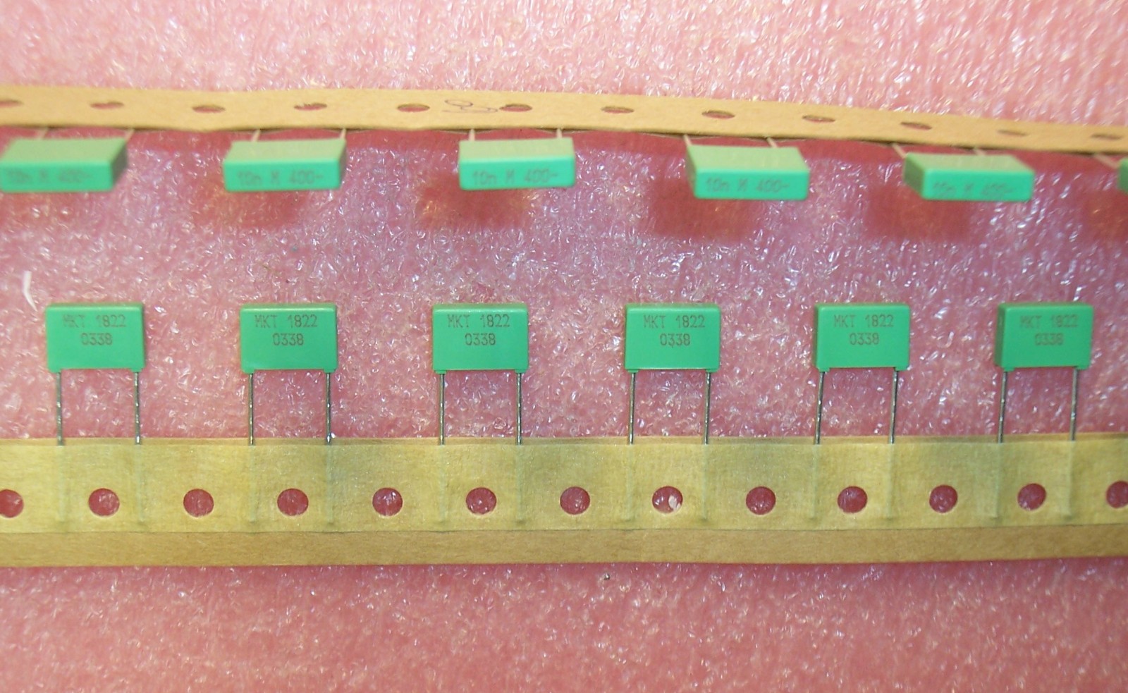 QTY (52) .01uf 400V 20% METALLIZED FILM CAPACITORS MKT1822-310/406G VISHAY