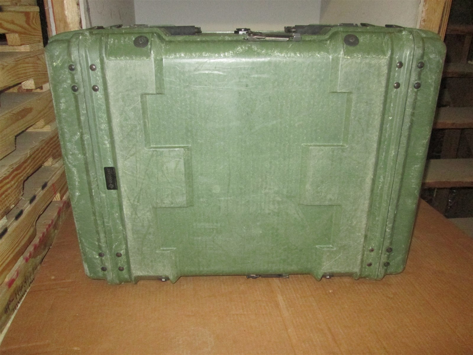 Rackmount 06U 19x20 ECS Legacy Shockmount Shock Rack Hard Case Electronics GrnVG