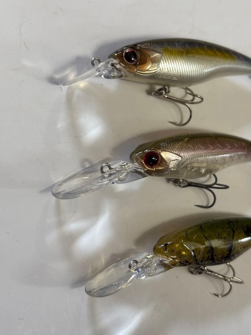 O.S.P Set High Cut SP High Cut DR F High Cut SR SF shads Scratched Fishing Lure