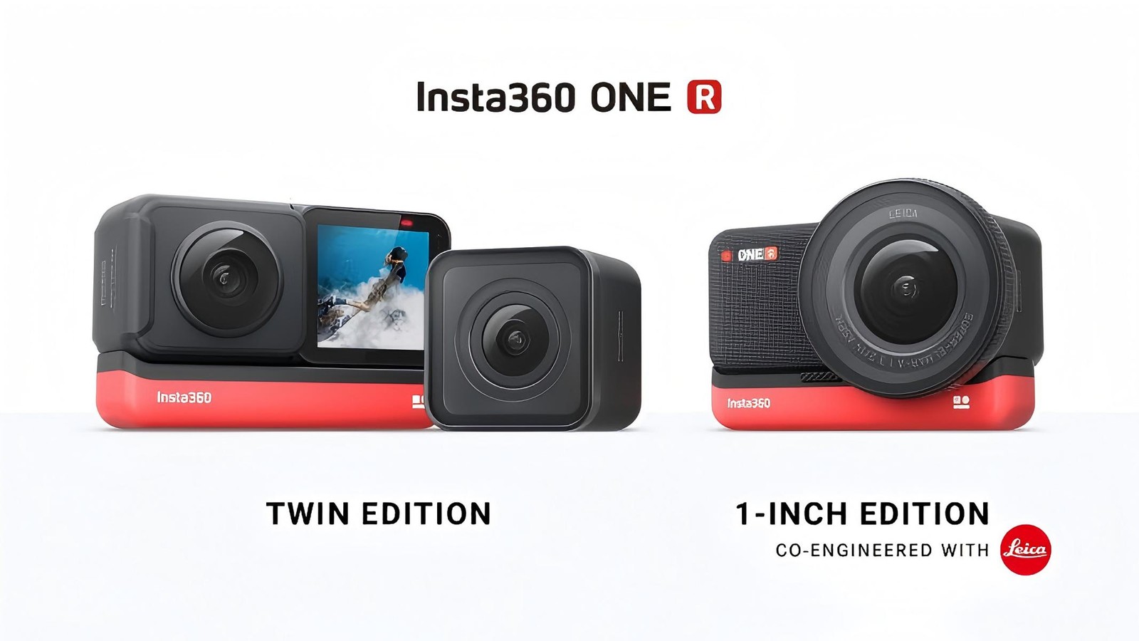 Insta360 ONE R 1-Inch Edition Co-Engineered / Twin Edition – IPX8 Waterproof