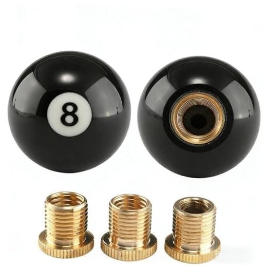 Car Black 8 Billiard Ball Gear Shift Knob, 8-Speed Universal Car Shift Head |