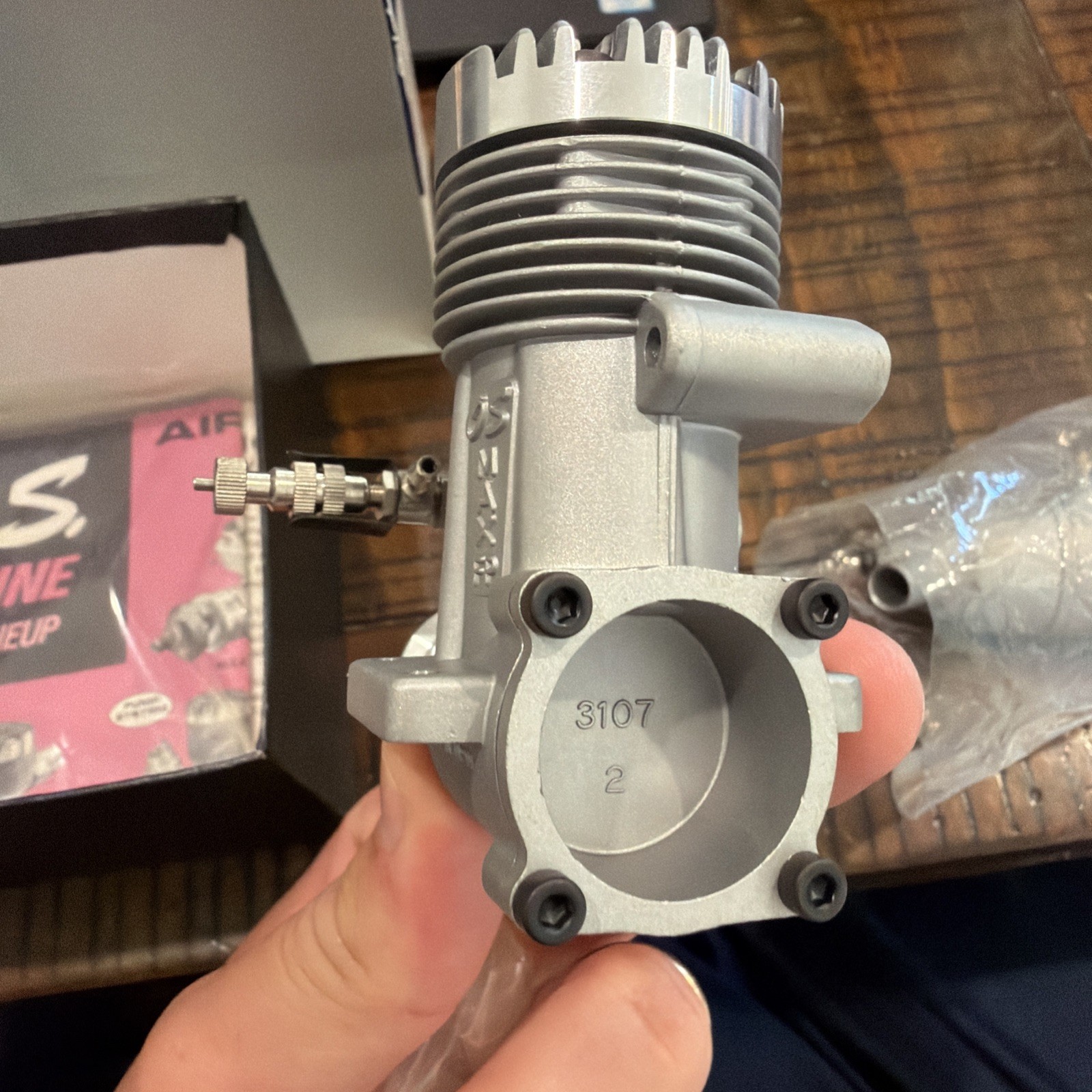 RC Airplane Engine O.S. Max 35 FP with Muffler - New