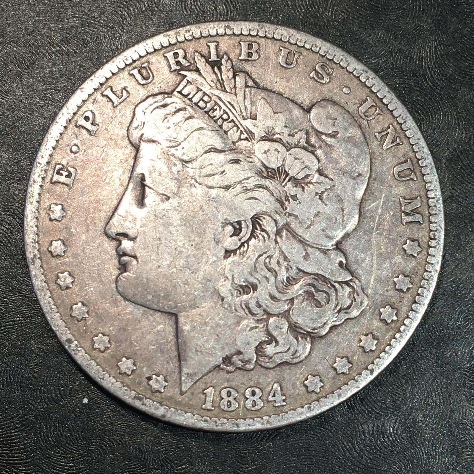 1884 Morgan Silver Dollar - High Quality Scans #P433