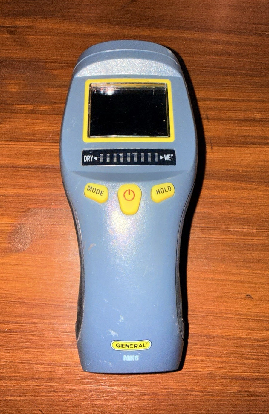 General MM8 Electric Moisture Meter, Digital Display, Hold Function, Gray