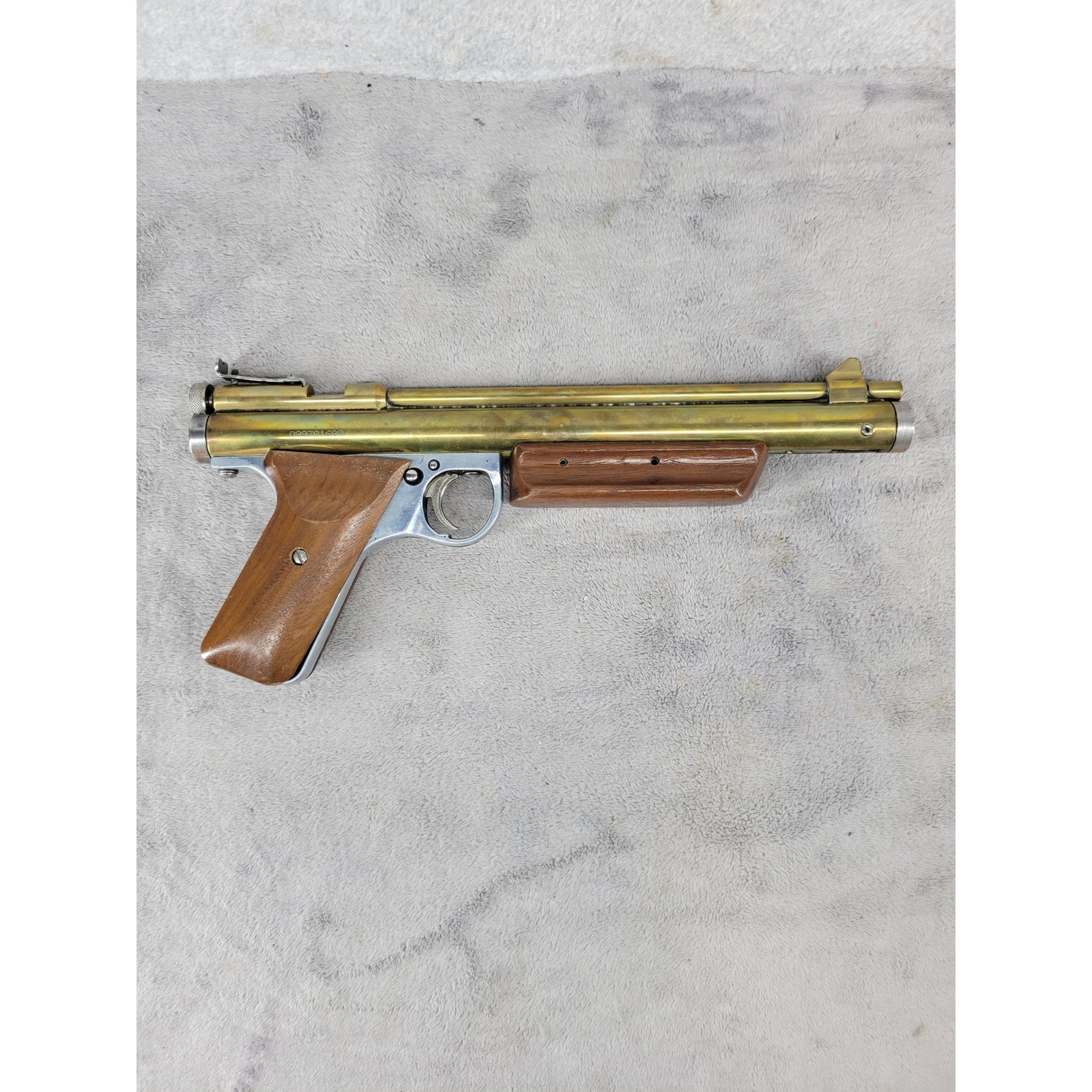 Benjamin Sheridan H9A Series .177 Cal 4.5mm Pellet Air Pistol Brass Wood USA