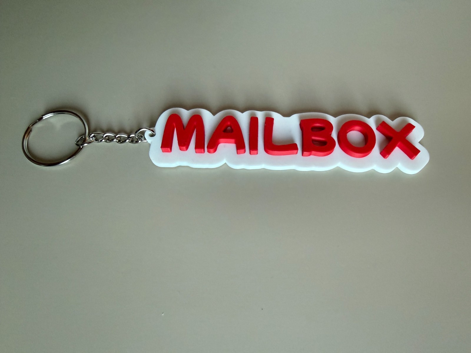 Mailbox Keychain, Key Ring, New Home Gift, Post Office Key, Private Mailbox Key