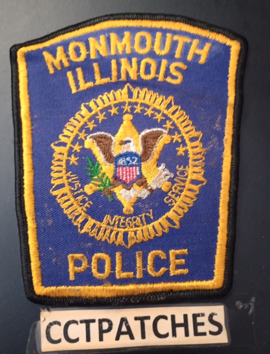 MONMOUTH, ILLINOIS POLICE SHOULDER PATCH IL